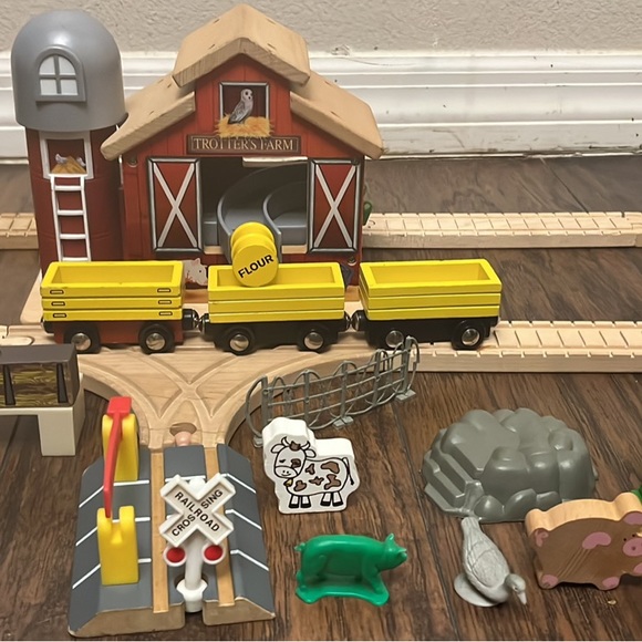 Very Rare - Thomas & Friends Farm Wooden Train set - Picture 6 of 6